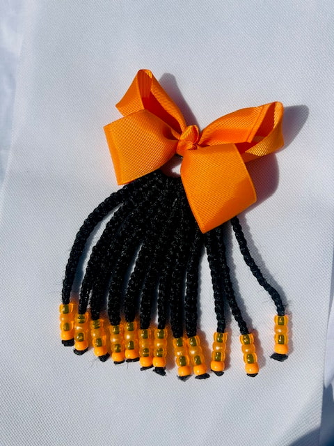 Braided Extensions With Beads and Bow