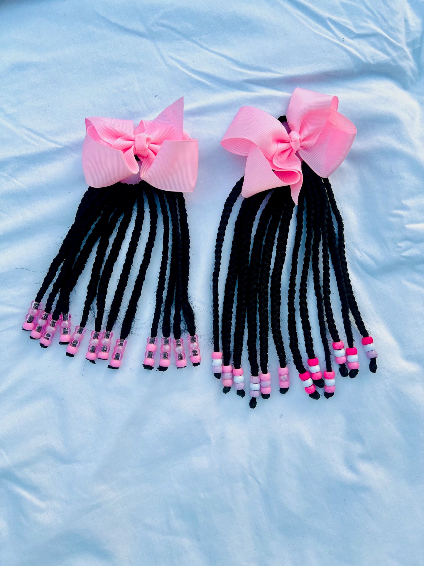 Braided Extensions With Beads and Bow