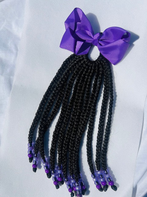 Braided Extensions With Beads and Bow