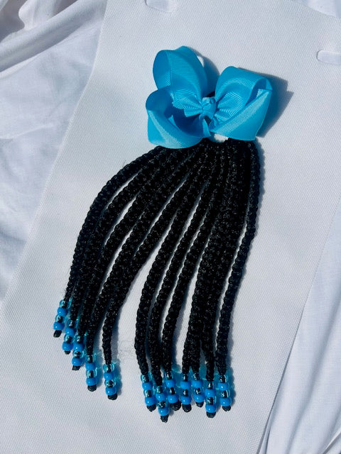 Braided Extensions With Beads and Bow